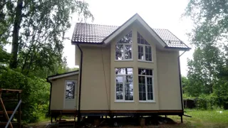 Haus nach Projekt „Musterhaus“, Gebiet Moskau: Fertiges Haus