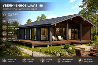 168,61 m² house built to a custom design, Yaroslavl Region: design rendering