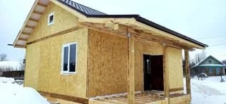 Haus 63,3 m² nach individuellem Projekt, Dorf Ignatovskoe: Fertiges Haus