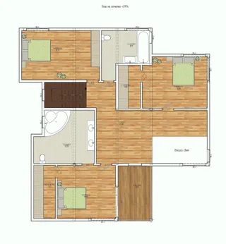 Haus nach Projekt „Florenz“, Chekhov: Projektgrundriss