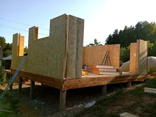 Haus nach Projekt „N4O-54“: Wandmontage