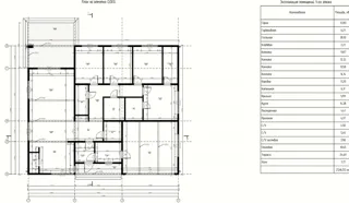 Haus 224 m² nach individuellem Projekt, Dorf Borovikovo: Projektgrundriss