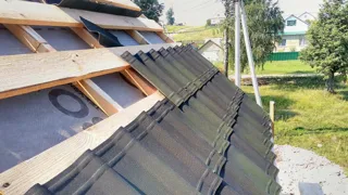 Haus nach Projekt „Sarja“, Kazan: Dach