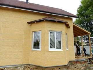 Haus nach individuellem Projekt, Gavrilov-Yam: Fassadenverkleidung