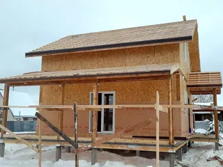 Haus 131,5 m² nach Projekt „Sefir“, Vologda: Dach