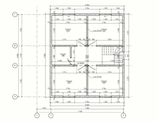 125 m² ev, özel proje, “Golovenki” SNT: proje planı