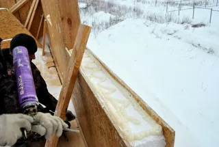 Haus nach Projekt „Sefir“, Dorf Kadnikovo: Innenwände