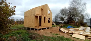 86 m² house based on the “Solo” design, Kozhevnikovo village: second floor and attic