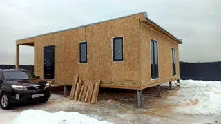 83,6 m² house, “Yaroslavl” design, Podporino village: finished house