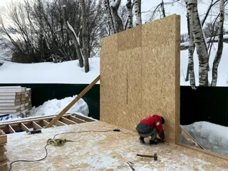 Haus 263 m² nach individuellem Projekt, Nizhniy Novgorod: Wandmontage