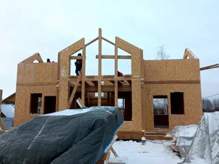 Haus 166 m² nach Projekt „München“, Vologda: Obergeschoss und Dachgeschoss