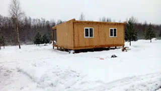 Haus nach Projekt „Mistika - N2.8“, Dorf Lyutovo: Fertiges Haus