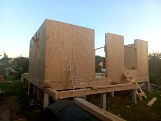 Haus 153 m² nach individuellem Projekt, Rostov: Wandmontage