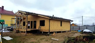 Haus 147 m², Projekt „Eger“, Siedlung Sosny: fertiges Haus