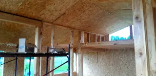 Haus 84 m², individuelles Projekt, Siedlung „Pojma Rusy“: Dach