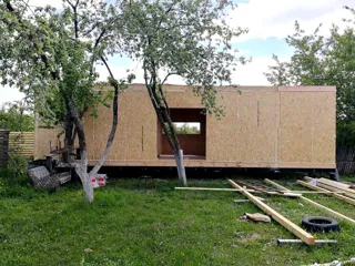 House based on the “Ochag” design, Starkovo village: wall assembly
