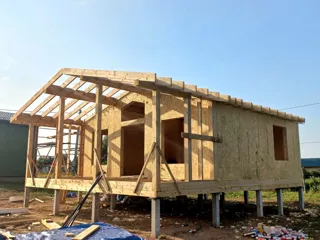 Haus 70 m², individuelles Projekt, SNT „Priosjornyj“: Dach