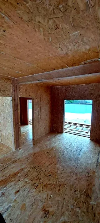 Haus 70 m², individuelles Projekt, SNT „Rjabinka“: Innenwände