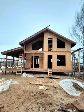 Özel projeye göre 130 m² ev, Ukhta: tamamlanmış ev