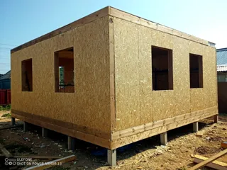 Haus 114,6 m² nach Projekt „Musa“, Kostroma: Wände des Erdgeschosses