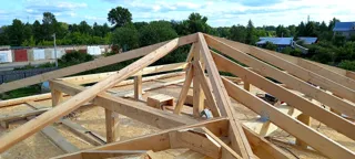 Haus 123,5 m² nach individuellem Projekt, Furmanov: Dach