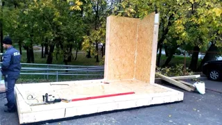 Haus nach individuellem Entwurf, Gebiet Moskau: Boden aus SIP-Paneelen auf Höhe 0