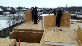 Haus nach Projekt „Utes“, Dorf Nikulskoe: Innenwände