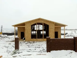 Gästehaus nach individuellem Projekt, Gebiet Moskau: Wandmontage