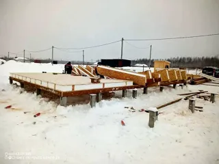 Özel projeli ev, Yaroslavl bölgesi: 0 kotunda SIP panel zemin