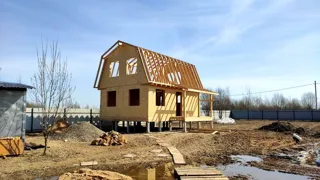 House, “Bylina” design, Ivanovo Region: roofing