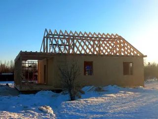 Haus 105 m² nach individuellem Projekt, Dorf Svingino: Dach