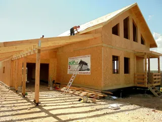 Haus nach individuellem Entwurf, Dorf Belkovo: Wandmontage