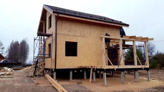 Haus nach Projekt „Majak“, Region Twer: Fassadenverkleidung