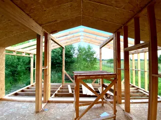Haus nach Projekt „Barnhouse 76.1“, Dorf Rusyatino: Innenwände