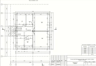 Haus nach individuellem Entwurf, Siedlung Pervyy: Grundriss des Projekts