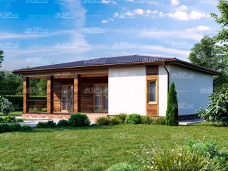 “Randevu - E2.8” projesine göre 102 m² ev, Karpishchevo köyü
