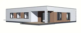 Haus 224 m² nach individuellem Projekt, Dorf Borovikovo: Projektvisualisierung