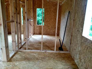 Haus nach Projekt „Barnhouse 33“, Dorf Seltso: Innenwände
