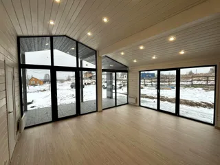 Showroom Barnhouse 76.3 in Kostroma: Fertiges Haus