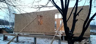 Haus 163 m² nach individuellem Projekt, Dorf Turabevo: Wandmontage