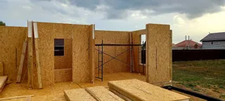 Haus 92 m² nach individuellem Projekt, Dorf Ivantsevo: Wandmontage
