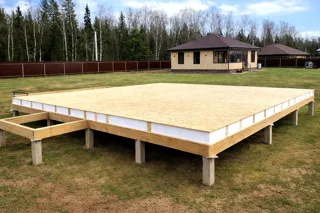 Haus nach Projekt „Jessentuki 8x8“, Gebiet Iwanowo: SIP-Boden auf Höhe 0
