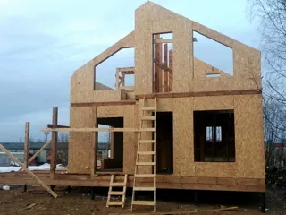130 m² ev, özel proje, Ukhta: ikinci kat ve çatı katı