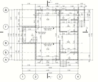 Haus 155 m² nach individuellem Projekt, Siedlung Kukarino: Projektgrundriss