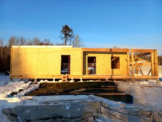 Haus 211 m² nach individuellem Projekt, Dorf Kulikovo: Wandmontage