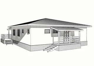 Haus nach individuellem Entwurf, Sankt-Peterburg: Projektvisualisierung
