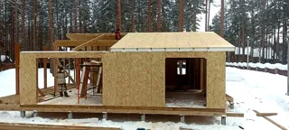 Haus nach individuellem Entwurf, Region Wologda: Dach