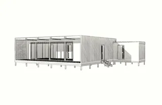 Haus 111,6 m² nach individuellem Projekt, Dorf Troitse Seltsy: Projektvisualisierung