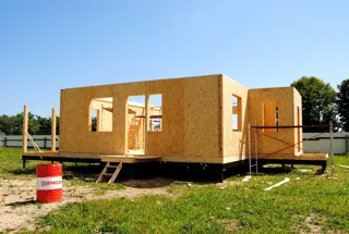 “Fin tarzı 203.93” projesine göre ev, İvanovo bölgesi: duvar montajı