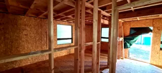 House, “Komfort” design, Romanovka settlement: interior partitions